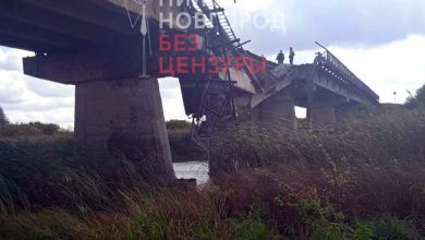 Фото - Автомобильный мост обрушился в Нижегородской области